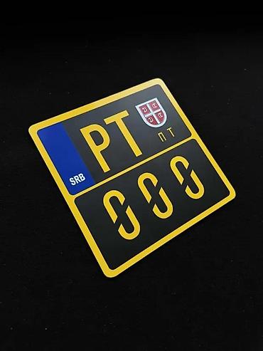 Tuning oprema: TABLICE - Reklamne tablice po želji - Auto tablice - 2197 📌 Opis: NE — 9