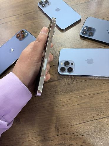 telecom: IPhone 12 Pro Max, 256 GB, White Titanium, Face ID, Zəmanət, Sənədlərlə — 3