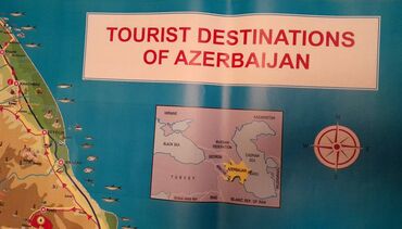 Xəritələr: İngilis dilində Azərbaycan xəritələri satılır. İngilis dilində — 3