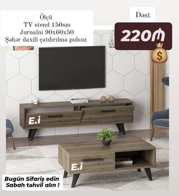 Divanlar: Yeni, Jurnal masası, TV stend