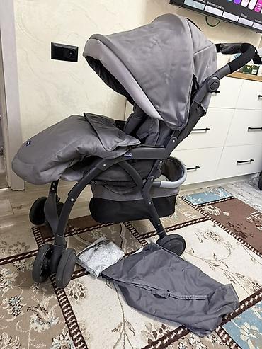 коляски чикко: Прогулочная коляска Chicco, серый цвет. Основные характеристики: - — 3