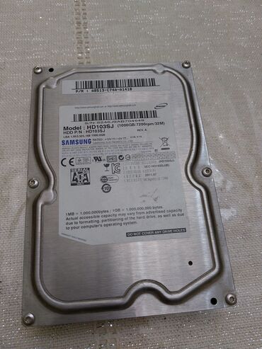 lil solid: Samsung 1 TB Hardisk HDD satılır ✅️ Model: HD103SJ ✅️ Brand: Samsung