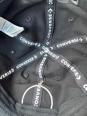 alt geyim: Kepka, Converse, Yeni, rəng - Qara, One size — 4