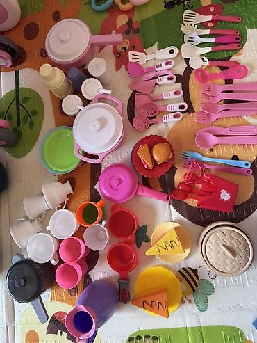 Наборы посуды: Большой набор детской посуды и кухонных принадлежностей для игры в — 3