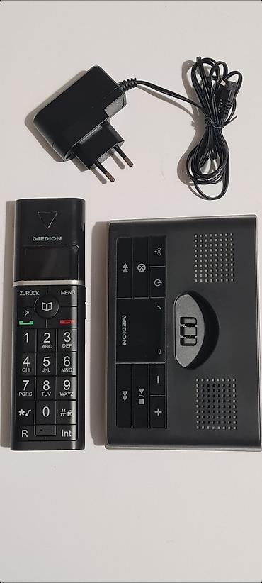 Fiksni telefoni: ★ Bežični fiksni telefon MEDION Desing DECT MD 82144 sa bazom i — 8