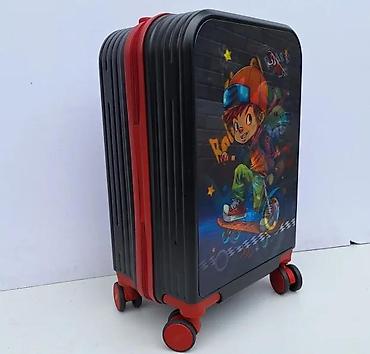 Rančevi, torbe i koferi: Dečji kofer na točkiće – motiv dinosaurusa na motoru - Tvrdo kućište — 16