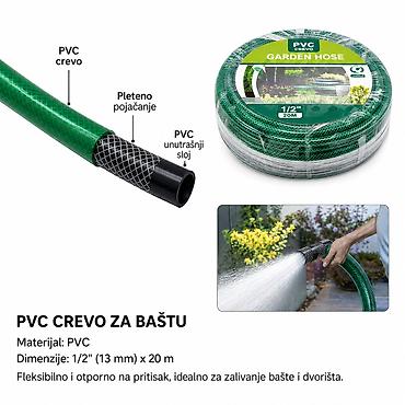 KMT 3/4 crevo sa interfejsom mlaznice 2904620 Opis: - Baštensko crevo