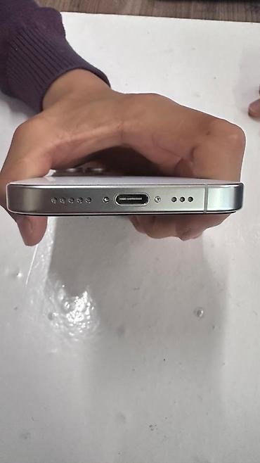 Apple iPhone: IPhone 16 Pro, Б/у, 128 ГБ, White Titanium, 88 % — 4