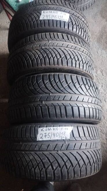 kumho: Шиналар 275 / 40 / R 18, Кыш, Колдонулган, Комплект, Жеңил унаалар, Корея, Kumho