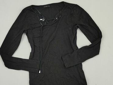 t shirty oversize czarne: Blouse, SinSay, XS (EU 34), condition - Fair