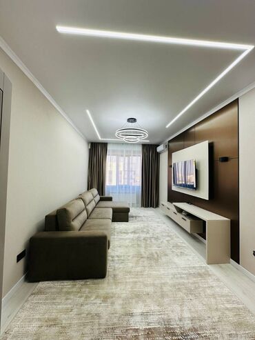 квартира борсан: 2 комнаты, 75 м², Индивидуалка, 16 этаж, Дизайнерский ремонт