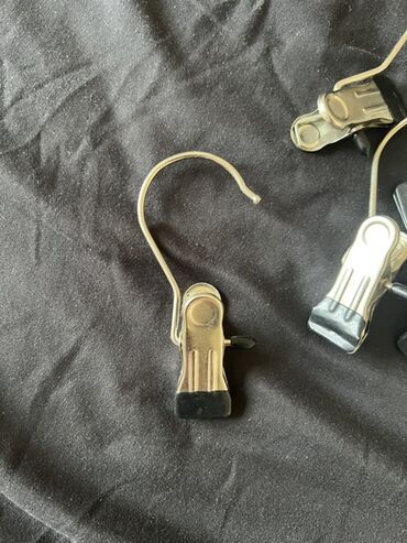 Mağaza asılqanları: 1 ədəd 1 manat 30 ədəddir Metal paltar asqısı klipləri – çoxlu sayda — 8