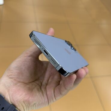 Apple iPhone: IPhone 13 Pro Max, Б/у, 256 ГБ, Pacific Blue, Защитное стекло, Чехол, Коробка, 84 % — 3