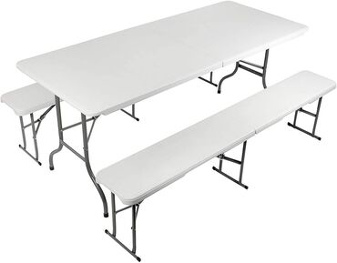 Baštenski nameštaj: Baštenska ganitura, bоја - Bela, Novo — 4