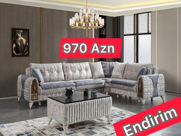Divan və kreslo dəstləri: Yeni, Künc divan, Divan, Bazalı, Açılan — 16