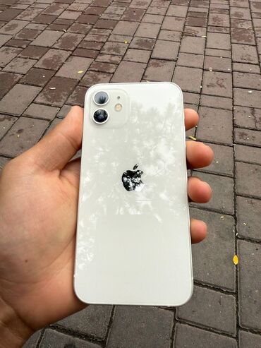 телефон 12 айфон: IPhone 12, Б/у, 64 ГБ, Белый, 72 %