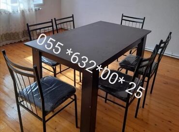 Restoran mebeli: Kuxna üçün masa və oturacaqlar dəstləri, kafe və cayxana üçün stol — 18