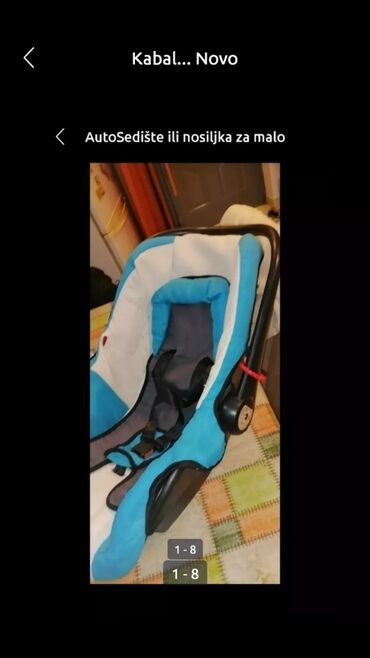 Autosedišta: Autosedište za dete univerzalno do 13 kg. a može da posluži i kao — 10