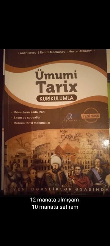 ümumi tarix 10 cu sinif pdf: Satıram Ümumi tarix 12.50 azn almışam 8 manata satıram Gəncədə Böyük