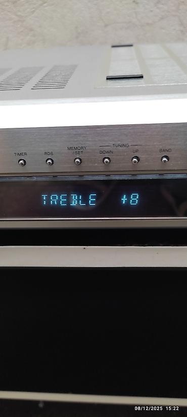 ses sistemi: Denon DRA-F101 AM/FM Stereo Receiver + orijinal pult - Kompakt “slim” — 10