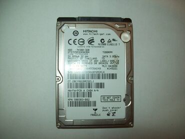 hard disk: HDD Hitachi 320GB SATA (2.5 inch) Šifra artikla: 8255 Interface