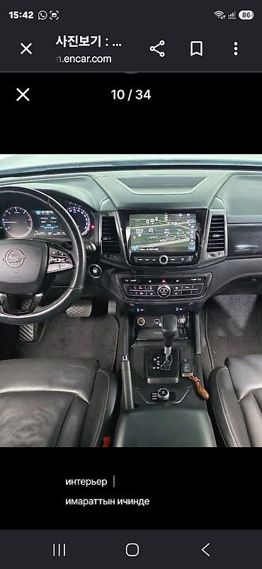 кхан пикап: Ssangyong Rexton Khan: 2021 г., Автомат, Дизель, Пикап — 3