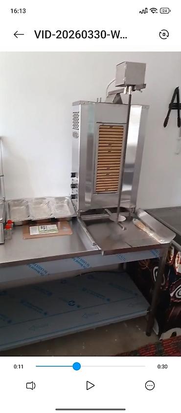 doner reklamları: Fast-food və dondurma satış nöqtəsi üçün komplekt avadanlıq paketi — 5