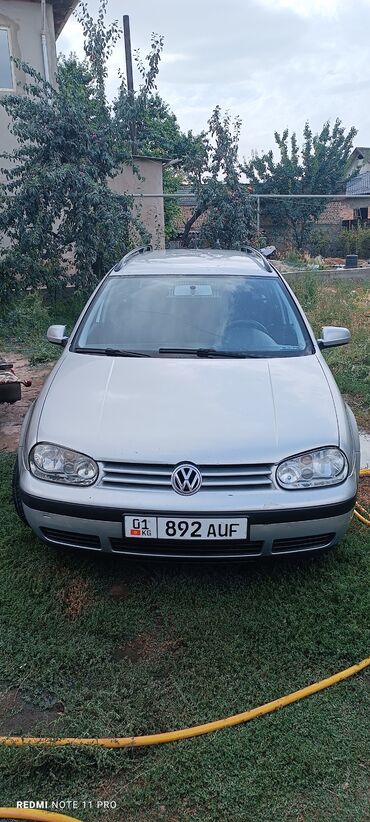 домкрат для авто: Volkswagen Golf Variant: 2001 г., 1.6 л, Механика, Бензин, Универсал