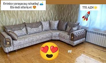 kunc divanlar 2019: Künc divan, Yeni, Parça, Şəhərdaxili pulsuz çatdırılma — 1