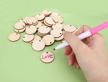 кольца для штор: Деревянные круглые заготовки с отверстием (для декора и творчества)