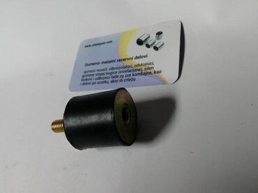 Ostalo: Gumeni amortizer fi30x30mm M8 sraf sa navojem Namena: Agregati — 10