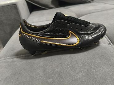 сумка большая: Футбольные бутсы Nike Tiempo (SG, металлические шипы 38 размер 24 см — 1
