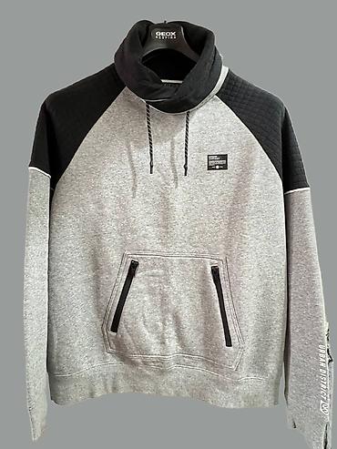 nike tech flice: Мужская толстовка, 2XL, 3XL, Nike, Б/у, цвет - Серый, Самовывоз — 1