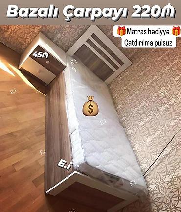matrazlar: Yeni, Təknəfərlik çarpayı, Matras ilə — 1