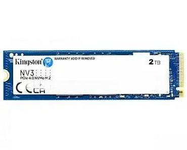 Hard diskovi, eksterni diskovi: Kingston NV3 NVMe M.2 SSD – 2 TB - Tip: PCIe 4.0 NVMe M.2 (2280) - — 16