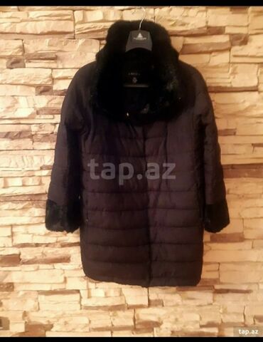 женские зимние дубленки in Азербайджан | ПАЛЬТО: Женская куртка XL, цвет - Черный