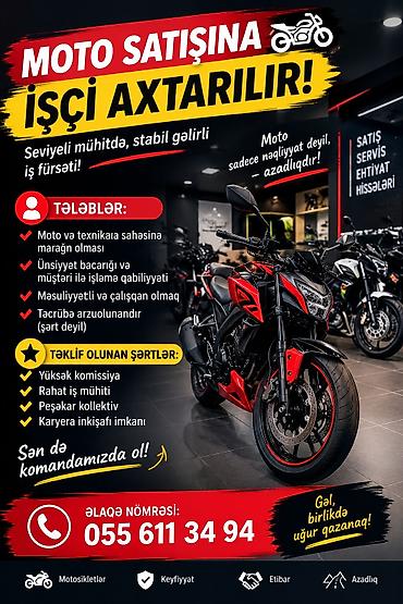 karyer qumu: Satış məsləhətçisi tələb olunur, İstənilən yaş, Təcrübəsiz, İşəmuzd ödəniş — 1