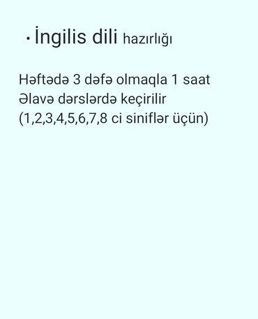 tibb kurslari sumqayitda: Repetitor, Azərbaycan dili, İmtahanlara hazırlıq, Abituriyent hazırlığı