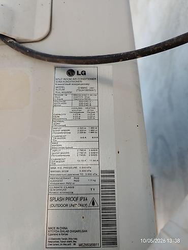 iphonr 11: LG split tip kondisioner – model TSU-H1865MA1 (xarici blok üzərindəki — 3