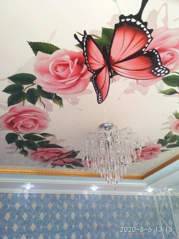 Натяжной потолок: Натяжной потолок 3D потолки, Глянцевое, Матовое — 14