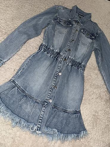 camel active jeans: Denim haljina sa dugim rukavima i kopčanjem na dugmad duž cele prednje — 2