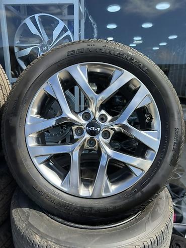 kia r19: Kia Sorento orijinal yüngül lehimli disk və Continental CrossContact — 1