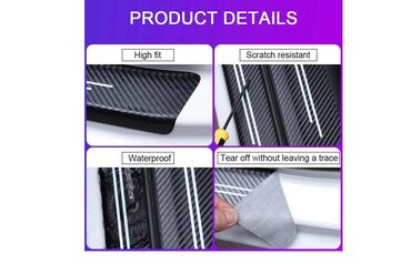 Tuning oprema: Stikeri za prag automobila - karbon PORSCHE Stikeri za prag — 8