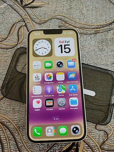 IPhone 14, 128 GB, Ağ, Face ID