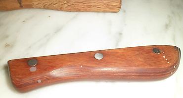 Noževi: Drvene drške za nož – zamenske skale sa metalnim linerom - Komplet — 2