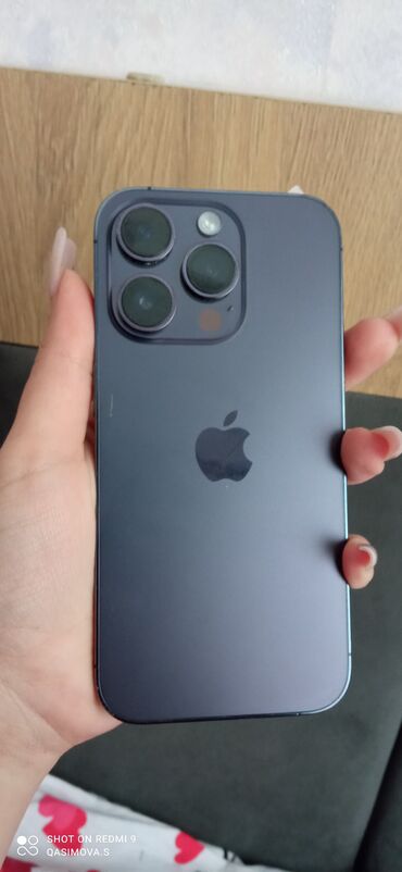 i̇şlənmiş telfonlar: IPhone 14 Pro, 128 GB, Deep Purple, Face ID