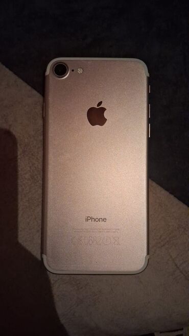 iphone telfon: IPhone 7, 128 GB, Rose Gold, Barmaq izi