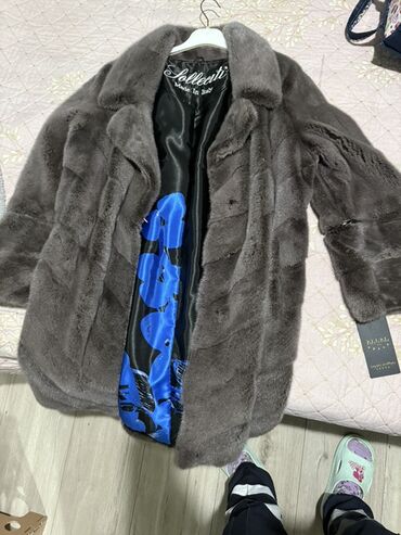 Kürklər: Solleciti (Made in Italy) qadın xəz palto - Material: təbii xəz — 10