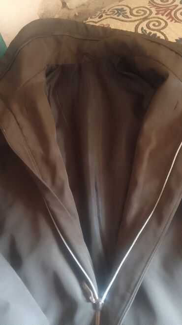 теплая кожаная куртка: Куртка 8XL (EU 56), 9XL (EU 58), цвет - Коричневый