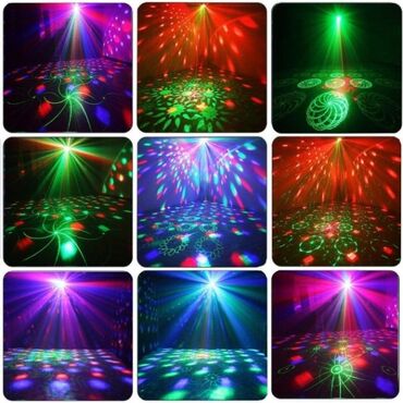 Другое освещение: Светомузыкальный лазерный проектор 16 в 1 Светомузыка для вечеринок — 5